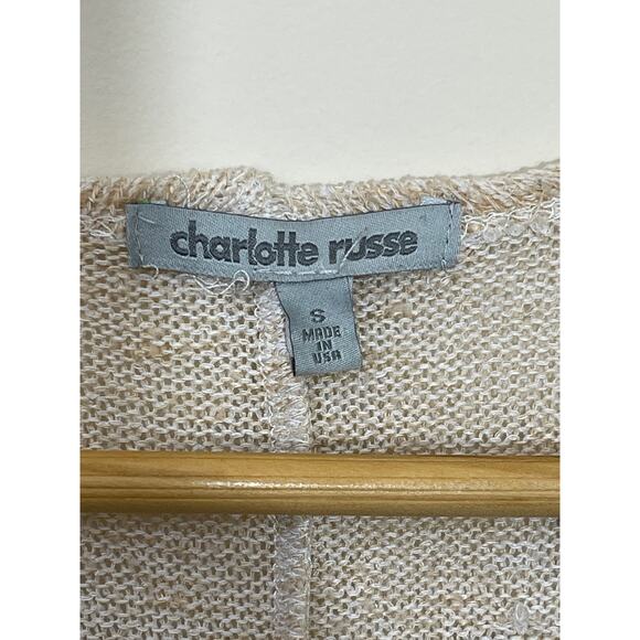 Charlotte Russe Small Green Cream Aztec Southwestern 3/4 Sleeve Knit Cardigan - Picture 4 of 4